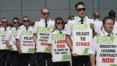 Thousands of Delta Airlines pilots voted to allow a strike: NPR