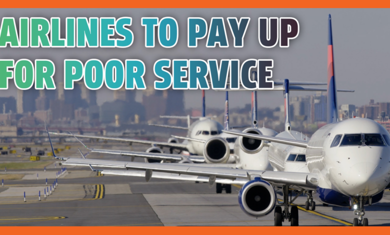 Airlines pay for poor service