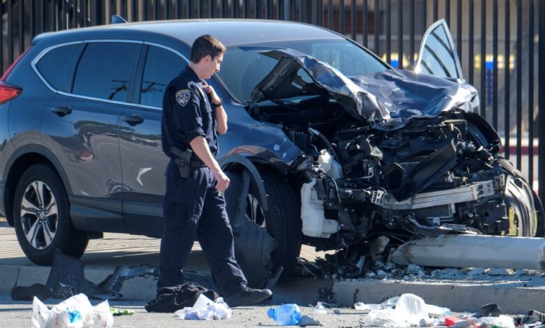 Driver arrested in LA County sheriff's rookie crash