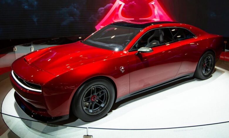 Dodge Charger SRT Daytona EV concept outputs revealed