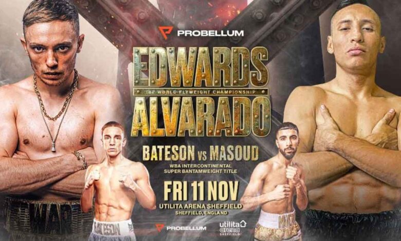 Sunny Edwards vs Felix Alvarado full fight video poster 2022-11-11
