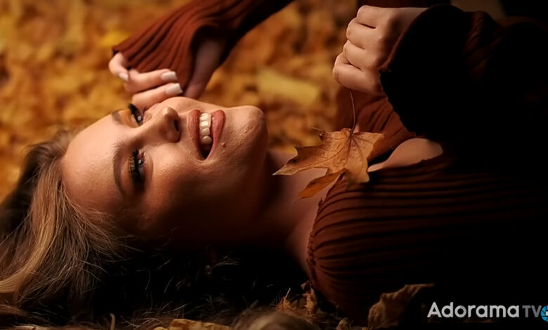 How to create eye-catching portraits with fallen leaves