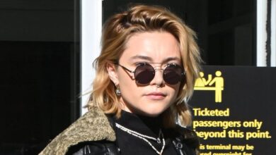 Florence Pugh Wore 5 Inch Launch Platform To The Airport