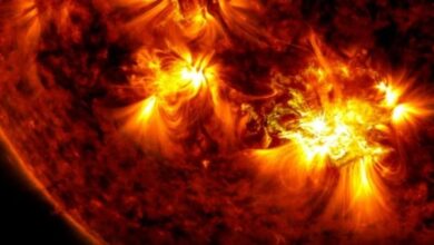 The solar wind rushes towards the Earth!  Risk of geomagnetic storms in the coming days