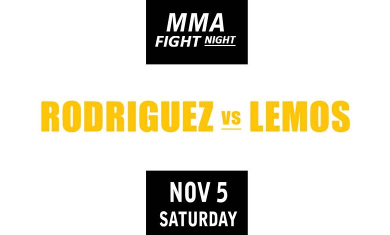 Marina Rodriguez vs Amanda Lemos full fight video UFC Vegas 64 poster by ATBF