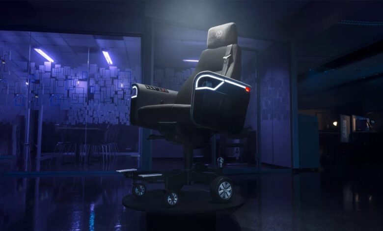 VW builds an electric office chair with a top speed of 12 mph