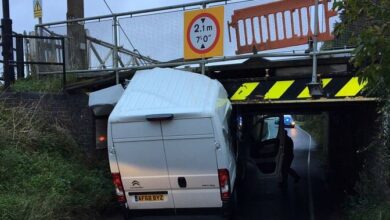 Another day, another crash: Life by Britain's most bumped bridge