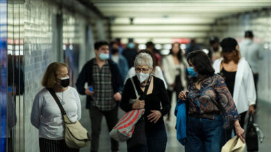 New Yorkers encouraged to wear masks indoors as Covid and flu cases increase