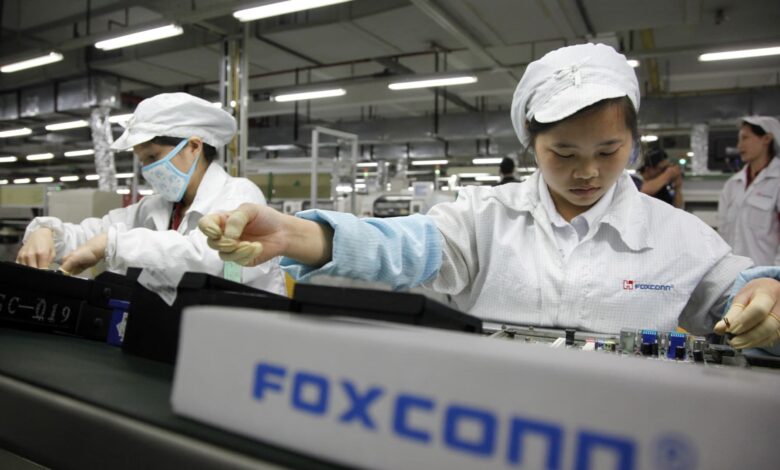 Taiwan fines Foxconn for illegal investment in China
