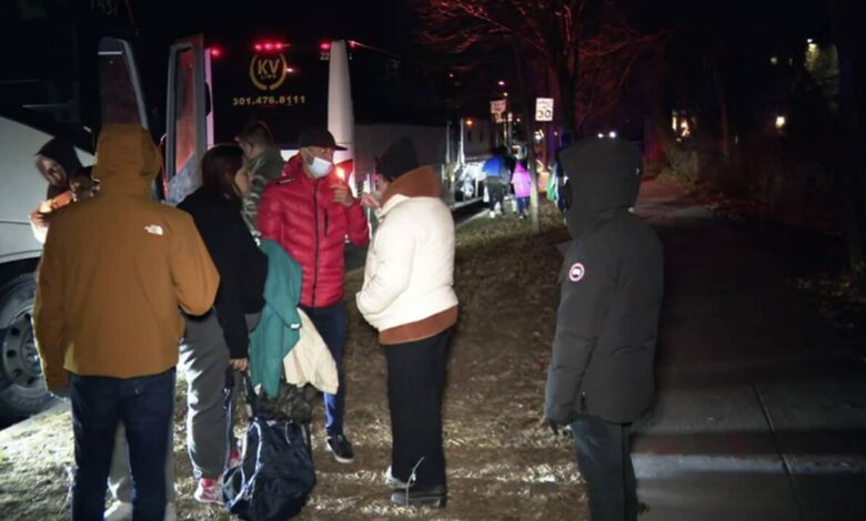 Migrants fall near Vice President Kamala Harris's home on cold Christmas Eve