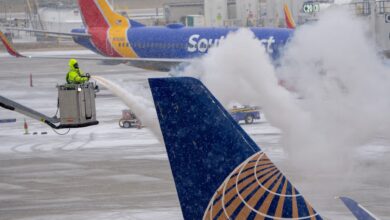 Airlines cancel 17,000 flights due to severe winter weather but disruptions have eased