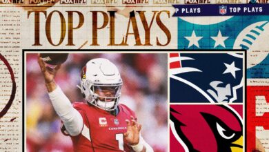 NFL Week 14 Top Plays: The Patriots Face the Cardinals;  Kyler Murray is injured