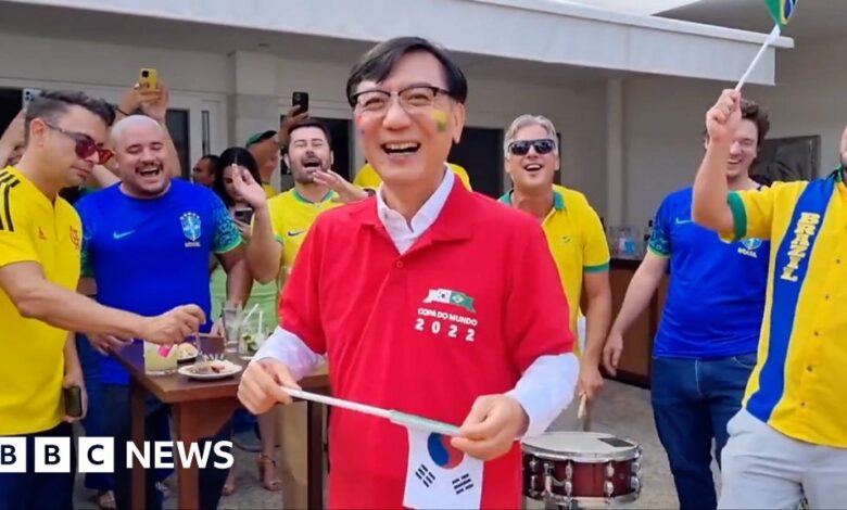 World Cup: Korean Ambassador party despite home team defeat