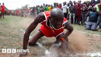 Kenya Maasai Olympics: Hundreds gather to replace lion hunting