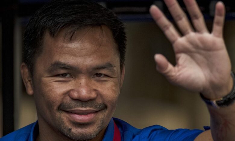 Manny Pacquiao creates smiles, small actions in fun 'fight'