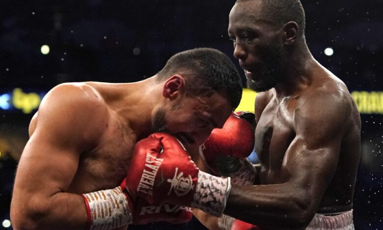 Terence Crawford defeated David Avanesyan in round 6