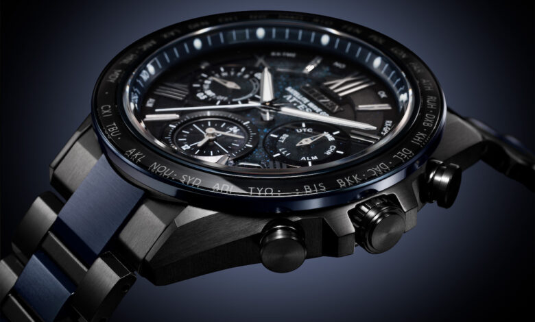 Citizens looking out into space with Attesa starry dial