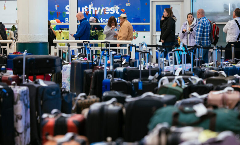 Southwest and other airlines cancel thousands of flights across the US