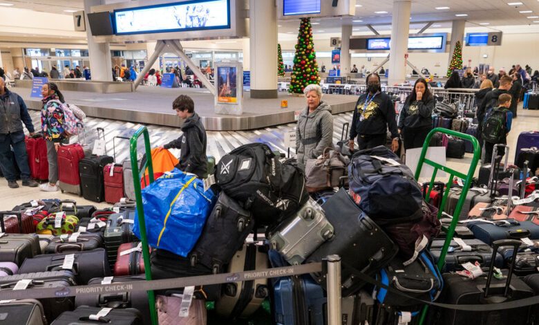 Thousands of canceled flights upset travel plans across the US