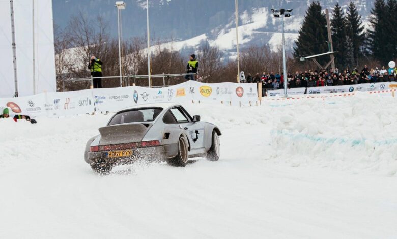 Home Spectacular Porsche Winter Ice Race