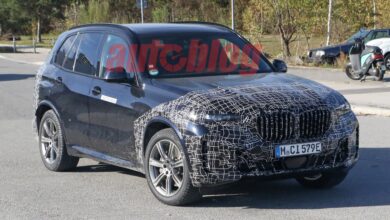 Spy photo of BMW X5 2024 showing off new styling, new lights