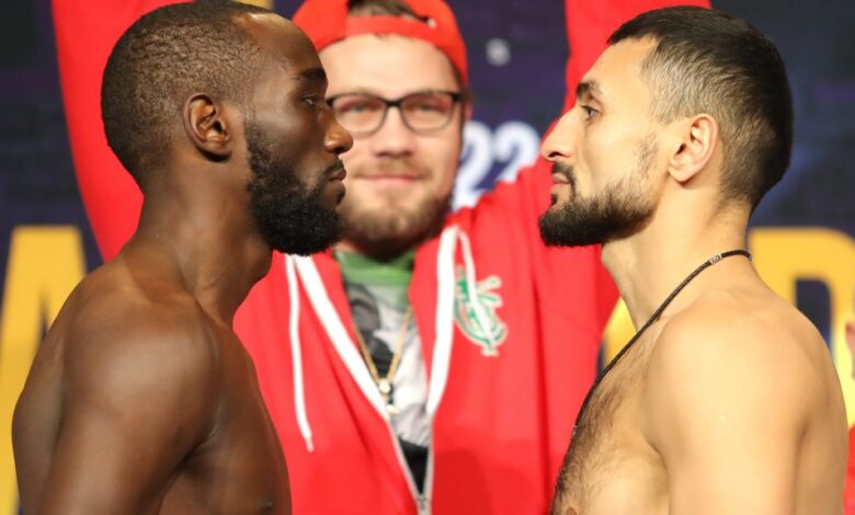 Terence Crawford, David Avanesyan gain weight for Saturday's game