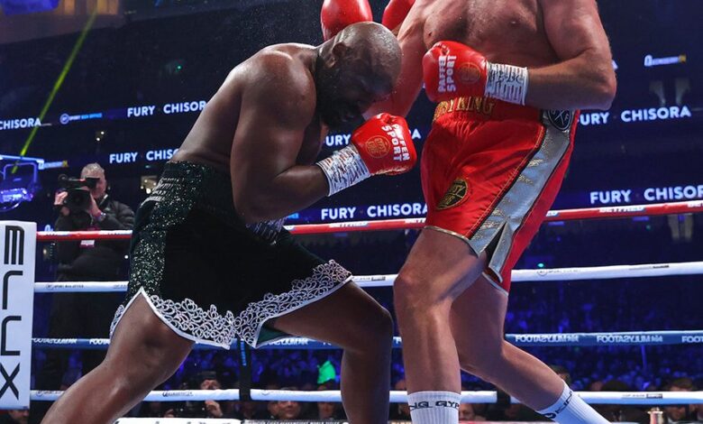 Tyson Fury stops Derek Chisora ​​in the tenth, attacks Oleksandr Usyk in the face afterwards