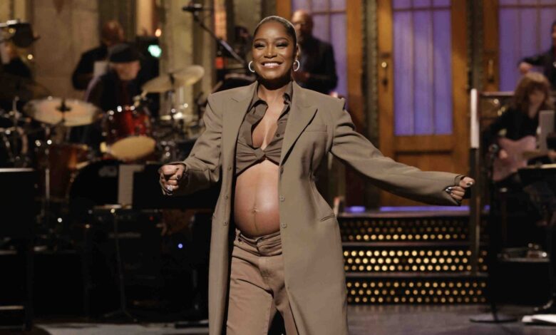 Keke Palmer announces pregnancy on 'Saturday Night Live'