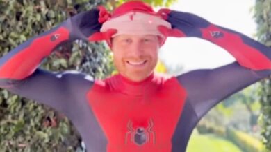 Prince Harry sends heartfelt message to military children who lost their lives dressed up as Spider-Man