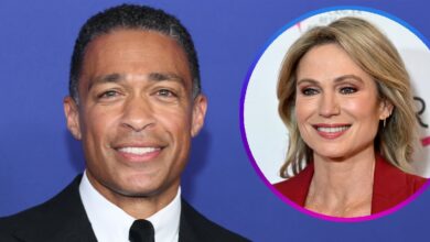 Commemorative post TJ Holmes sent to his wife goes viral after revealing Amy Robach's romance