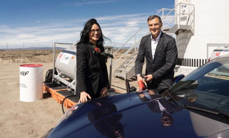 Opening of Porsche Synthetic E-Fuel HIF plant in Chile