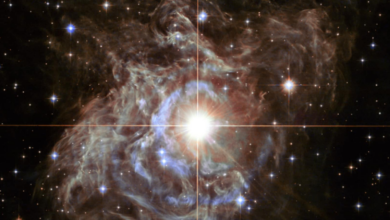 NASA's Hubble Space Telescope says Happy Holidays, RS Puppis . festive audio release