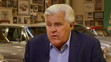 Jay Leno revealed he drove himself home with a burning face to be with his wife after the fire