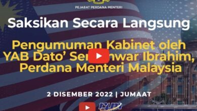 Prime Minister Anwar Ibrahim's Cabinet Announcement at 8:15pm