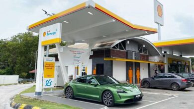 Shell Recharge Tapah Southern DC Charger – 180 kW CCS2, pre-booked via ParkEasy, RM4 per minute