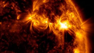 Scary!  Giant sunspot on the Sun can double in size, throw solar flares