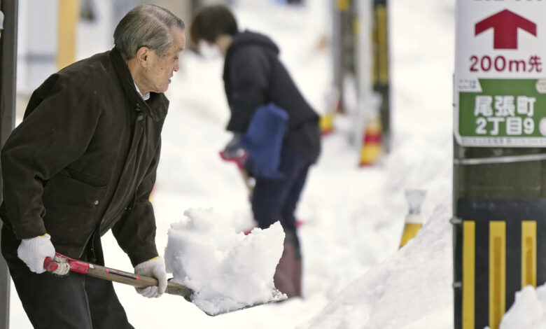 Heavy snowfall in Japan leaves 17 dead, dozens injured : NPR