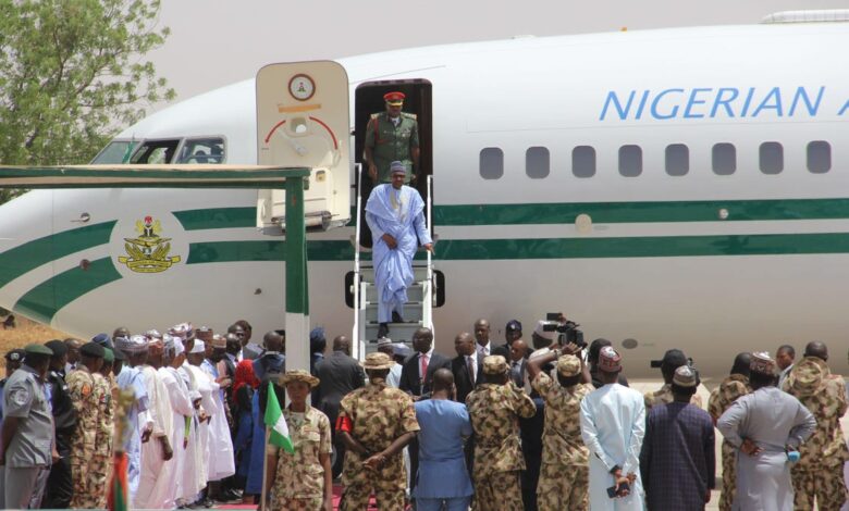 The plane of the president of Nigeria may be confiscated by foreign creditors