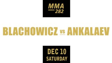 Jan Blachowicz vs Magomed Ankalaev full fight video UFC 282 poster by ATBF