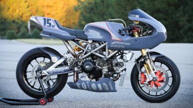 Go fast, look flying: Analog's Ducati 1000 DS racing bike
