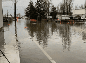 Origin of flooding in Seattle and Tacoma this week