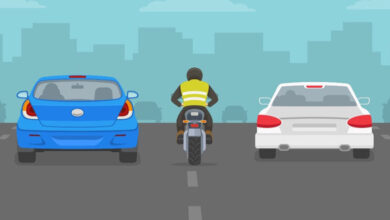 lane splitting for motorcyclists