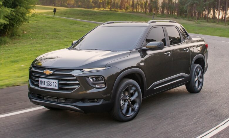 2023 Chevy Montana is a small pickup truck for Brazil