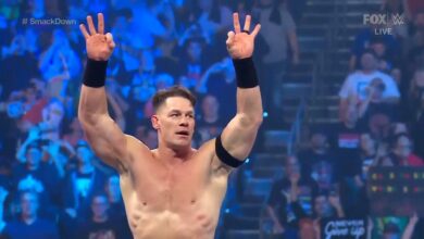 John Cena and Kevin Owens pick up the win over Roman Reigns and Sami Zayn