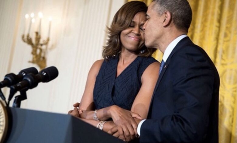 Michelle Obama Reveals How The Secret Service Responds To Her And Barack's PDA