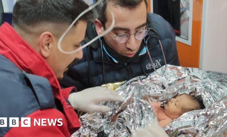 Turkey-Syria earthquake: Mother and newborn baby rescued after 4 days in rubble