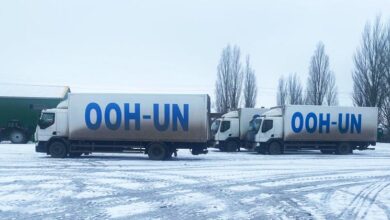UN aid convoys deliver relief supplies to war-torn eastern Ukraine