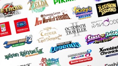 Nintendo's infographic showcases every game featured in February 2023 live