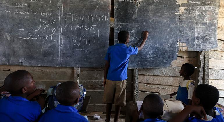 78 million children don't go to school at all, warns UN chief to call for action