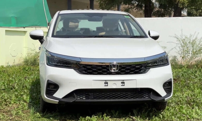 Honda City 2023 facelift appears in YouTube video before official launch in India - light styling, kit changes